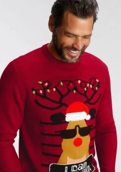 Man's World Rundhalspullover »Rentier« -Mans Kleidung Geschaft 0f2af9e5 9fcb 50df 9930 f8cf5234de97