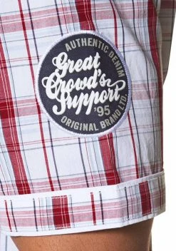 Man's World Kurzarmhemd mit modischen Applikationen -Mans Kleidung Geschaft 13774703