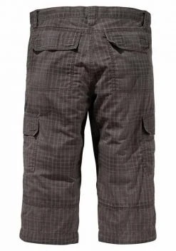 Man's World Cargobermudas in 3/4-Länge mit modischem Karomuster Grau-braun-kariert, Blau-kariert -Mans Kleidung Geschaft 14939413