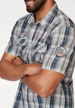 Man's World Kurzarmhemd im Karodesign -Mans Kleidung Geschaft 20717114