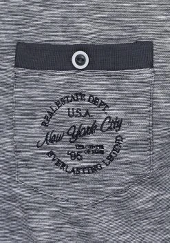 Man's World Poloshirt in melierter Optik -Mans Kleidung Geschaft 20718498