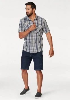 Man's World Kurzarmhemd im Karodesign -Mans Kleidung Geschaft 20807257