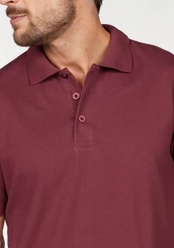 Man's World Poloshirt Piqué Marine, Weinrot, Weiß, Curry -Mans Kleidung Geschaft 25340300