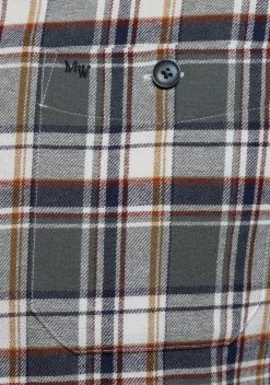 Man's World Flanellhemd Modisches Großkaromuster Grau-blau-weiß, Blau-offwhite-kariert -Mans Kleidung Geschaft 259b4822 1db1 5d41 868e d5830be3de30