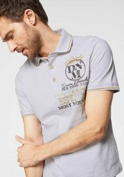 Man's World Poloshirt in melierter Optik -Mans Kleidung Geschaft 31503286