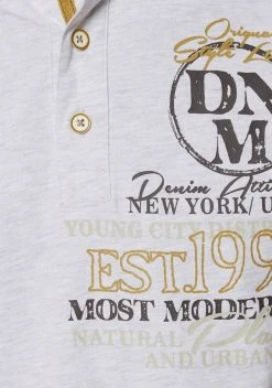 Man's World Poloshirt in melierter Optik -Mans Kleidung Geschaft 31503301