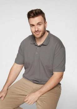 Man's World Poloshirt Piqué Marine, Weinrot, Weiß, Curry -Mans Kleidung Geschaft 33105551