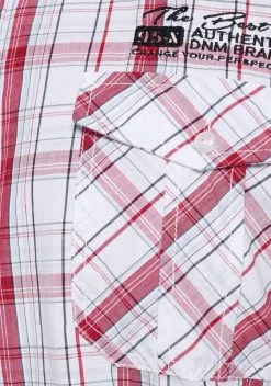 Man's World Kurzarmhemd mit modischen Applikationen -Mans Kleidung Geschaft 33106179