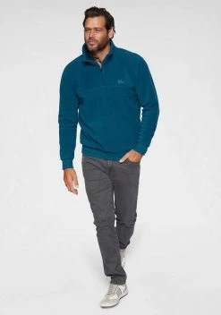 Man's World Henleyshirt mit kontrastfarbenen Nähten -Mans Kleidung Geschaft 33428648