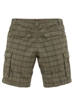 Man's World Cargoshorts Vorgewaschene Optik Grau-kariert, Olivgrün-kariert -Mans Kleidung Geschaft 3357c901 0976 5873 bca4 c1e9545d79e5