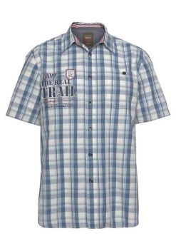 Man's World Kurzarmhemd Mit Chambray-Einsätzen an den Ärmeln -Mans Kleidung Geschaft 36064528