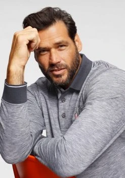 Man's World Langarm-Poloshirt 9 Man's World Langarm-Poloshirt -Mans Kleidung Geschaft 36076026