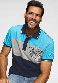 Man's World Poloshirt Blockstreifen