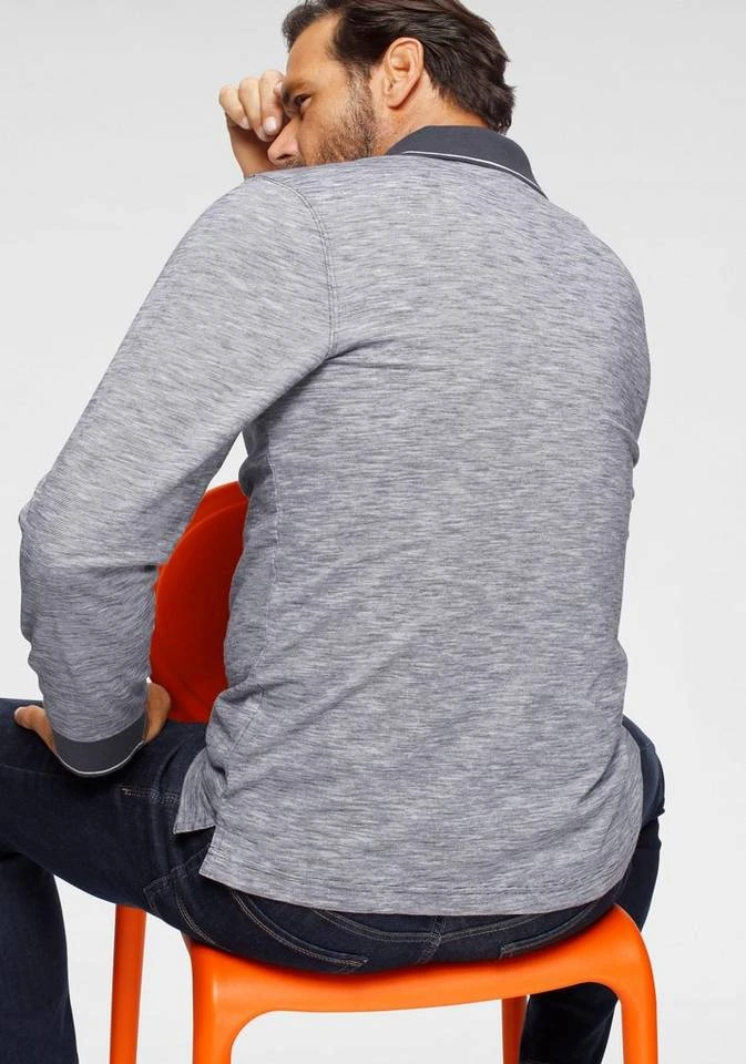 Man's World Langarm-Poloshirt 2 Man's World Langarm-Poloshirt – Bild 2