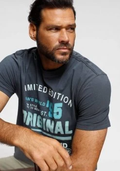 Man's World T-Shirt mit Frontprint -Mans Kleidung Geschaft 36076093