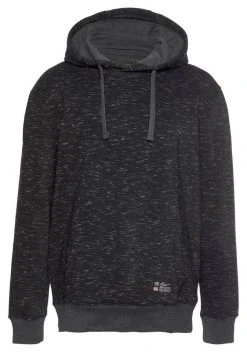Man's World Kapuzensweatshirt kontrastfarbene Details Grau-weiß, Schwarz-meliert, Dunkelblau-meliert -Mans Kleidung Geschaft 442ff647 825a 5865 a80a c21a91e82ab0