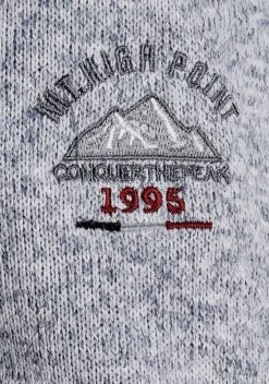 Man's World Fleecejacke Hellgrau-blau, Schwarz-meliert -Mans Kleidung Geschaft 475177a8 b009 5a56 a38c b81971ca4fb8