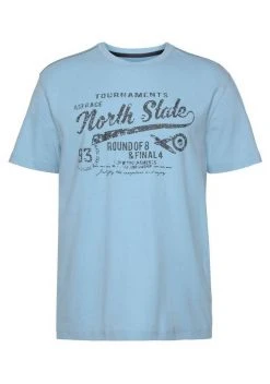 Man's World T-Shirt Hellblau, Rot, Anthrazit -Mans Kleidung Geschaft 49ed9b9f 4c90 585d 8e34 84c7e76d18ad