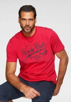 Man's World T-Shirt Hellblau, Rot, Anthrazit -Mans Kleidung Geschaft 53992447 7da3 51b6 be01 f46116dff5de