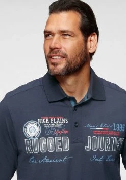 Man's World Langarm-Poloshirt mit aufwendigem Front- Print -Mans Kleidung Geschaft 8e571775 33c0 524a 9cc4 b2da2f569cc0