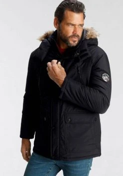Man's World Parka Schwarz, Dunkelblau -Mans Kleidung Geschaft 959b8b68 ee6a 56ce aa45 53586ad8b9e3
