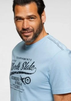 Man's World T-Shirt Hellblau, Rot, Anthrazit -Mans Kleidung Geschaft 9d874c07 8980 5ffc 889a b26274aca57e