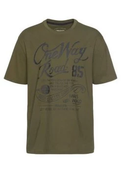 Man's World T-Shirt mit Print in Used-Optik Indigo, Oliv, Schwarz -Mans Kleidung Geschaft a96e962c 9072 59f2 bd01 0916ddcf674b