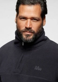 Man's World Fleecepullover mit Troyerkragen Burgund, Marine, Burgund (aus nachhaltigem Material), Marine (aus nachhaltigem Material) -Mans Kleidung Geschaft b3db7c0a d929 5a35 8d24 4214b1f2ae33