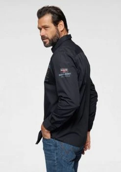 Man's World Langarmhemd mit hochwertigen Applikationen -Mans Kleidung Geschaft b3fe8c3a 9d0d 5b6d bd91 9f3bb88c0fa6