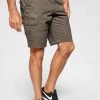 Man's World Cargoshorts Dunkelgrau, Khaki