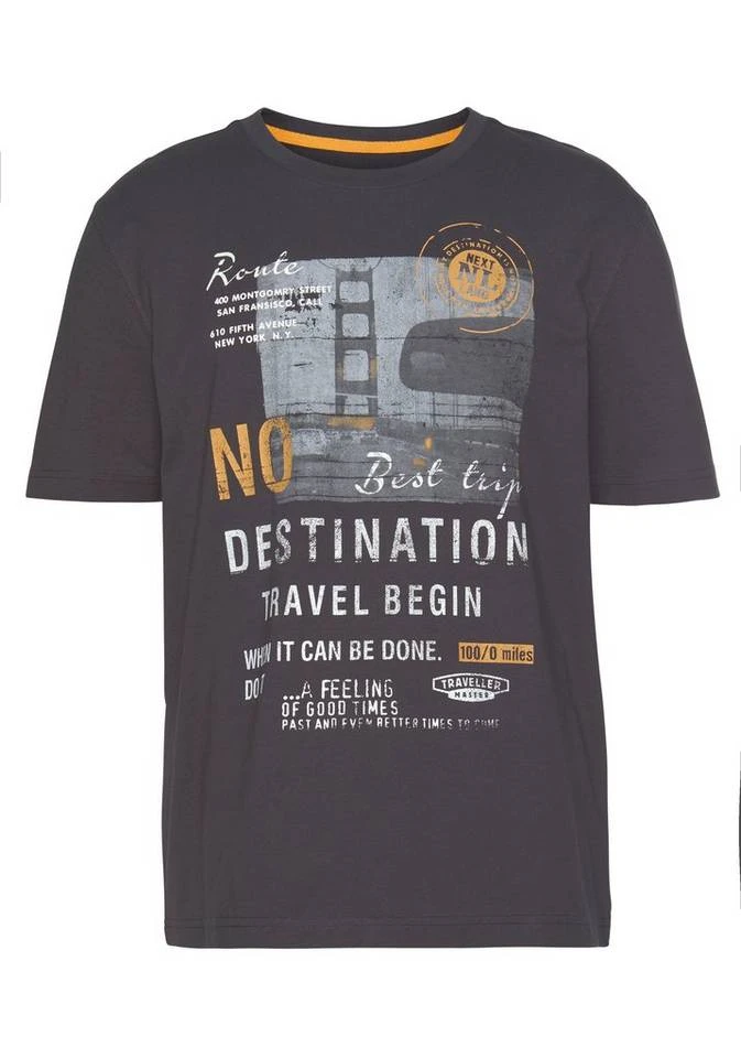 Man's World T-Shirt Mit großem Motivprint 4 Man's World T-Shirt Mit großem Motivprint – Bild 4