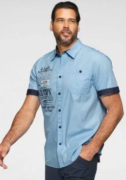 Man's World Kurzarmhemd Dunkelblau, Hellblau -Mans Kleidung Geschaft d3a037d3 c03a 591d 8f39 fdf7ce88fa75