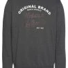 Man's World Sweatshirt Dunkelrot-meliert, Anthrazit-meliert, Dunkelblau-meliert